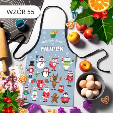 ФАРТУК ДЕТСКИЙ ПОДАРКИ САНТЫ ДЛЯ ДЕТЕЙ КУХОННЫЙ ФАРТУК