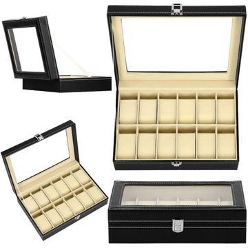 ОРГАНАЙЗЕР ДЛЯ ЧАСОВ, 12 шт., JEWELRY BOX, ELEGANT BOX