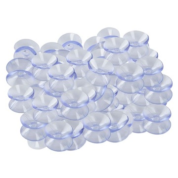 100 sztuk przezroczystych dwustronnych przyssawek, odporna na zużycie przyssawka 20 mm