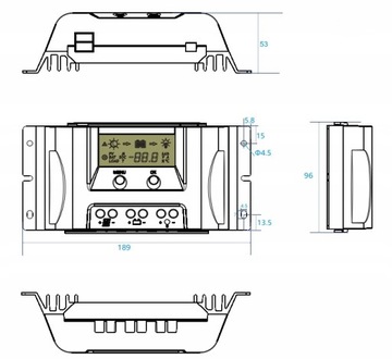 КОНТРОЛЛЕР СОЛНЕЧНОЙ ЗАРЯДКИ MPPT 10A 12V VOLT POLSKA