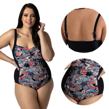 Kostium kąpielowy PLUS SIZE DUŻY ROZMIAR 46 48 50