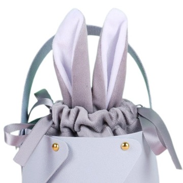 Пасхальная корзина Пасхальный кролик Сумки Сумки для хранения