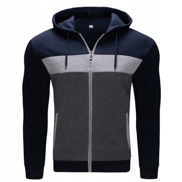 2574 р. ОДНОТОННАЯ ТОЛСТОВКА НА МОЛНИИ С КАПЮШОНОМ XL