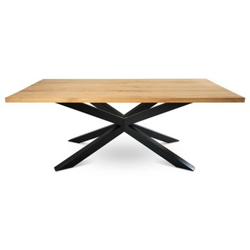 Стол журнальный, ДУБ TABLE 240x100, Индустриальный для офиса