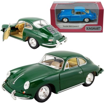 AUTO METALOWE PORSCHE 356 B CARRERA 2 METALOWY SAMOCHÓD MODEL KINSMART 1 32