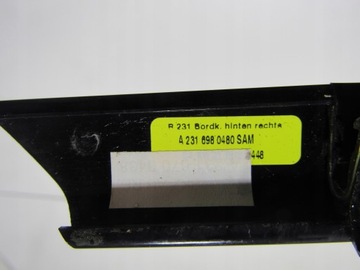 MERCEDES SL W231 R231 231 LIŠTA ZHRNUJÍCÍ ZADNÍ LP A2316980480 2316980480