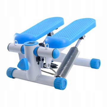 Mini stepper fitness schodowy niebieski