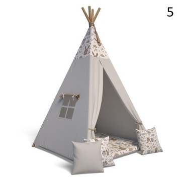 Палатка TiPi Wigwam + подушка 3 шт + коврик