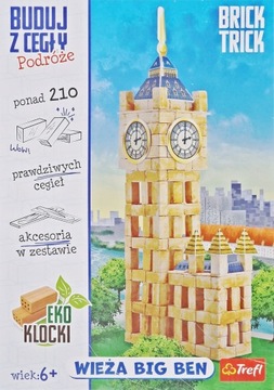 Buduj z Cegły Podróże Wieża Big Ben Brick Trick 210 elementów