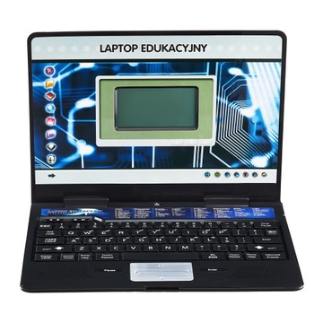 LAPTOP DLA DZIECI EDUKACYJNY DWUJĘZYCZNY PL/ANG KOMPUTEREK 98 PROGRAMÓW