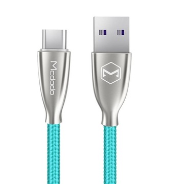 Kabel ładowarki High Transfer 5 z S9, Note,, Pixel 2 XL,, Zielony