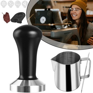 RĘCZNY DO ESPRESSO 51 MM TAMPER DO KAWY BARISTY DO PRALKI RĘCZNIK BARISTA