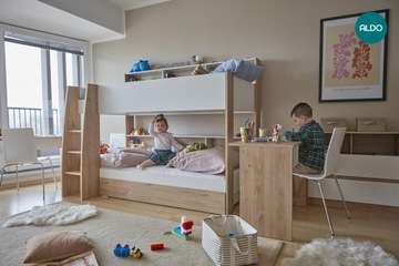 Детская двухъярусная кровать Shelled дуб