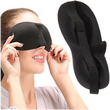 MASKA OPASKA 3D OPASKI NA OCZY DO SPANIA ŚPIJ 93 REGULOWANA NA SEN RELAX