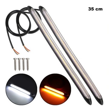 ŚWIATŁA DRL FLEX LED dzienne płynący kierunek +WOW