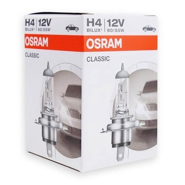 Автомобильная лампа OSRAM H4 12В 55Вт CLASSIC