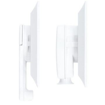 Вилка плоская угловая с заземлением Uni-Schuko 16А белая