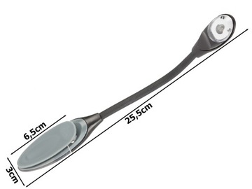 ГИБКАЯ СВЕТОДИОДНАЯ ЛАМПА ДЛЯ ЧТЕНИЯ КНИГ С ЗАЖИМОМ