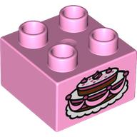 LS NOWE LEGO DUPLO TEMATYCZNY 2x2 TORT