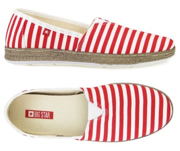 ESPADRYLE damskie BIG STAR wsuwane FF276028 39