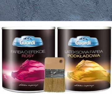 Farba o efekcie rosy 1L farby+1L podkład KPL.