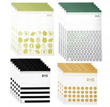 IKEA ISTAD Woreczki Torebki Strunowe Żywność 90SZT