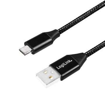 Кабель microUSB LOGILINK типа B, 0,3 м