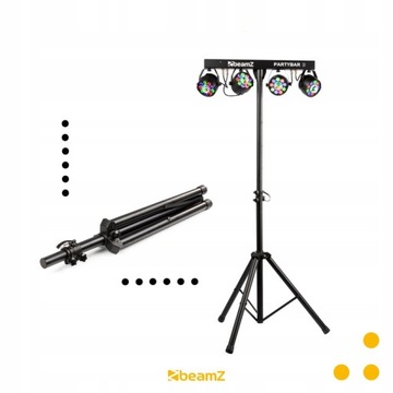 RGB ОТРАЖАТЕЛЬ 4x PAR BeamZ PARTYBAR3 ШТАТИВ