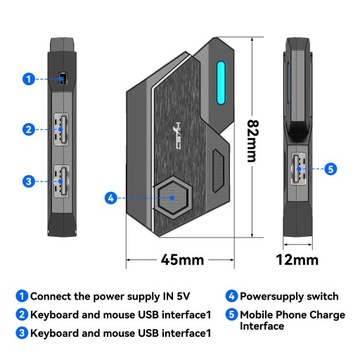 Gamepad Mobile Controller Converter Portable Game