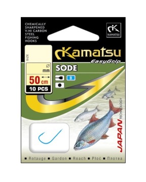 Haczyki Kamatsu Sode Przypon Niebieskie Nr.8