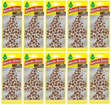 WUNDER BAUM CHOINKA zapach CAFE kawa KAWIARNIA x10 drzewko do samochodu