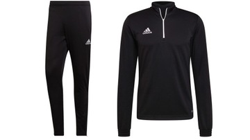 ADIDAS POLYESTEROVÁ TEPLÁKOVÁ SÚPRAVA ENTRADA 22 ČIERNA veľ.3XL