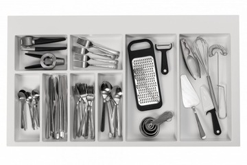 WKŁAD NA SZTUĆCE ORGANIZER AXISPACE 90 BIAŁY GTV