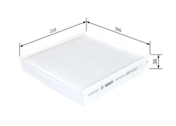 BOSCH 1 987 435 011 FILTR VENTILACE PROSTORU SPOLUJEZDCE