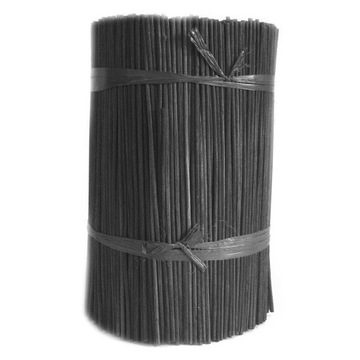 Patyczki rattanowe 25cm/3mm 100szt - czarne