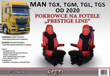 Чехлы на сиденья PRESTIGE LINE MAN с 2020 года.