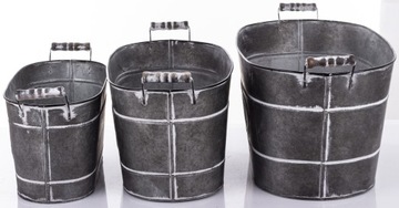 Стильное металлическое накрытие для террасы, балкона, садовой беседки, набор из 3 штук.