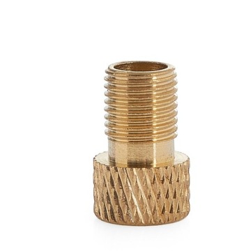 Adapter presta/rowerowy do pompowania kół – mosiężny GEKO G01272
