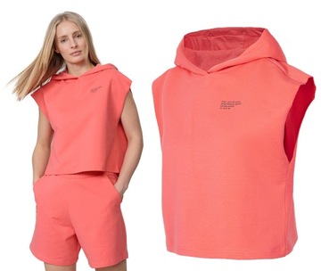 BLUZA Z KAPTUREM BEZ RĘKAWÓW 4F DAMSKA SPORTOWA XL