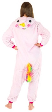 Unicorn Commons Kigurumi Ярко -розовая пижама размеры также гостюшна Unisex