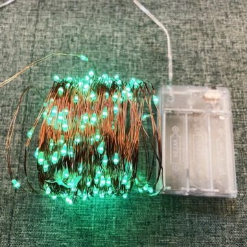 Рождественские декоративные разноцветные светодиодные гирлянды, 10 шт.