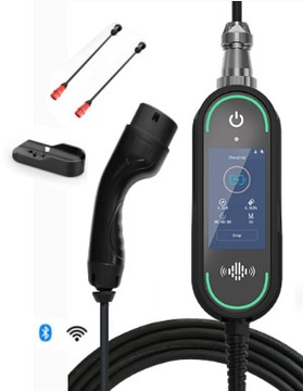 Ładowarka Wallbox Z-box GO 22kW, OLED, BT/ WIFI dł. 7m, adaptery 32A i 16A