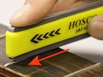 Напильник пороговый двусторонний HOSCO H-FF3 (R-3мм)