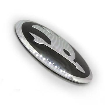 ЭМБЛЕМА НАКЛЕЙКА-ЛОГОТИП SKODA 60 мм ЧЕРНАЯ