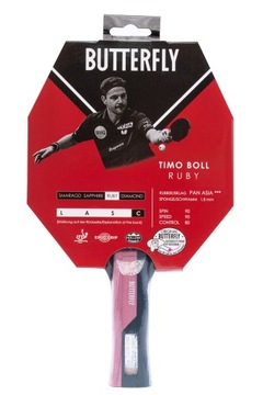 BUTTERFLY Timo Boll Ruby Ракетка для настольного тенниса для пинг-понга