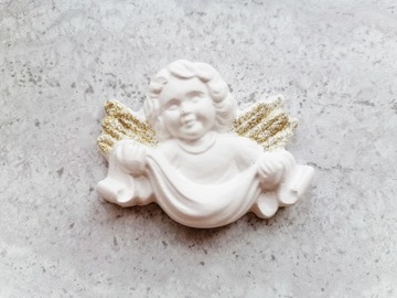 Гипсовые ангелочки-благодарницы для гостей Первого Причастия