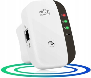 WZMACNIACZ SYGNAŁU Wi-Fi MOCNY Repeater 300Mb/s