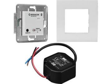 MONACOR IWA-05BT/WS Wzmacniacz stereo 5W Bluetooth