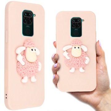 Etui Matowe Do XIAOMI REDMI NOTE 9 Różowy Baranek