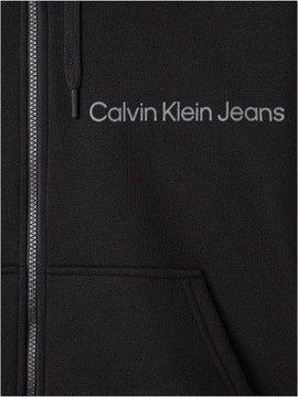 CALVIN KLEIN BLUZA MĘSKA Z KAPTUREM CZARNA r.L